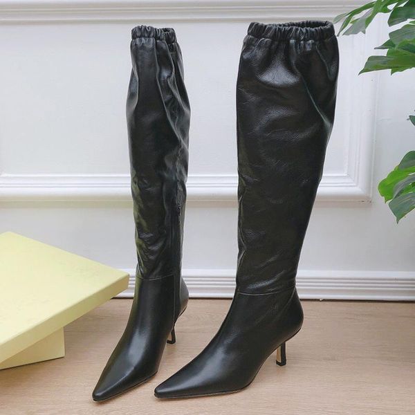 boots luxury fashion high heels leather women brand design point toe slip-on shoes solid over-the-knee female, Black
boots luxury fashion high heels leather women brand design point toe slip-on shoes solid over-the-knee female, Black