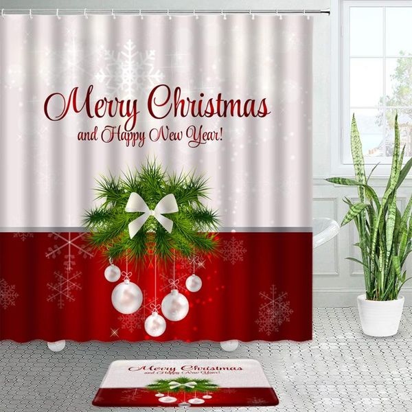 shower curtains christmas curtain bath mats holiday season backdrop pine leaves ball classic design print bathroom decor set with hooks
shower curtains christmas curtain bath mats holiday season backdrop pine leaves ball classic design print bathroom decor set with hooks