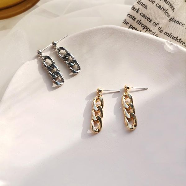 dangle & chandelier korean fashion metal link chain earrings for women minimalist charm punk style long tassel drop jewelry 2021, Silver
dangle & chandelier korean fashion metal link chain earrings for women minimalist charm punk style long tassel drop jewelry 2021, Silver