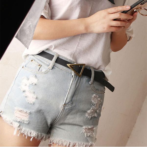 belts style triangle buckle thin belt women's decorative dress korean fashion matching jeans simple womans, Black;brown
belts style triangle buckle thin belt women's decorative dress korean fashion matching jeans simple womans, Black;brown
