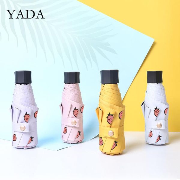 umbrellas yada 2021 fruit strawberry 8 bones mini pocket parasol ins 5-folding rain for womens uv umbrella ys200127
umbrellas yada 2021 fruit strawberry 8 bones mini pocket parasol ins 5-folding rain for womens uv umbrella ys200127