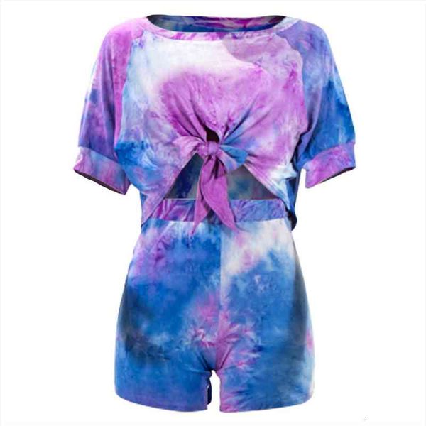 40 tie dye printing womens pants sets short sleeve bow bandage shorts home suit casual sportswear ropa mujer, White
40 tie dye printing womens pants sets short sleeve bow bandage shorts home suit casual sportswear ropa mujer, White