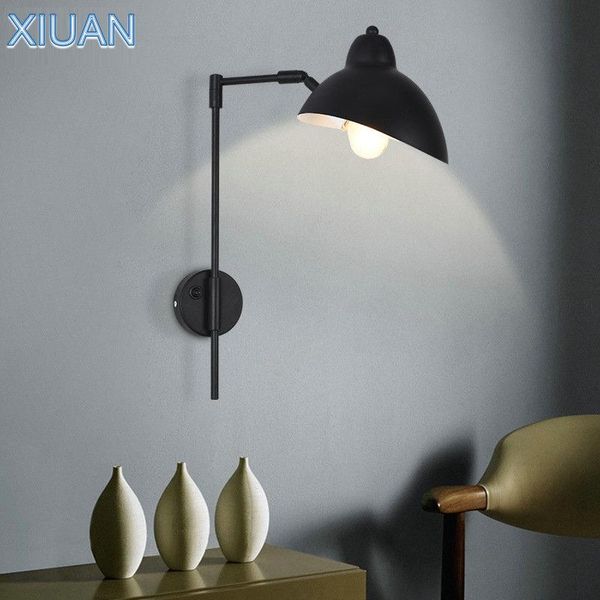 wall lamp american vintage black lights with on off switch e14 led bedroom bedside reading ac 110v-220v metal sconces
wall lamp american vintage black lights with on off switch e14 led bedroom bedside reading ac 110v-220v metal sconces