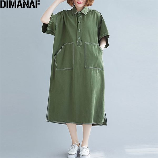 plus size summer women shirts dress sundress office lady vestidos cotton casual solid loose oversize clothing 210531, Black;gray
plus size summer women shirts dress sundress office lady vestidos cotton casual solid loose oversize clothing 210531, Black;gray