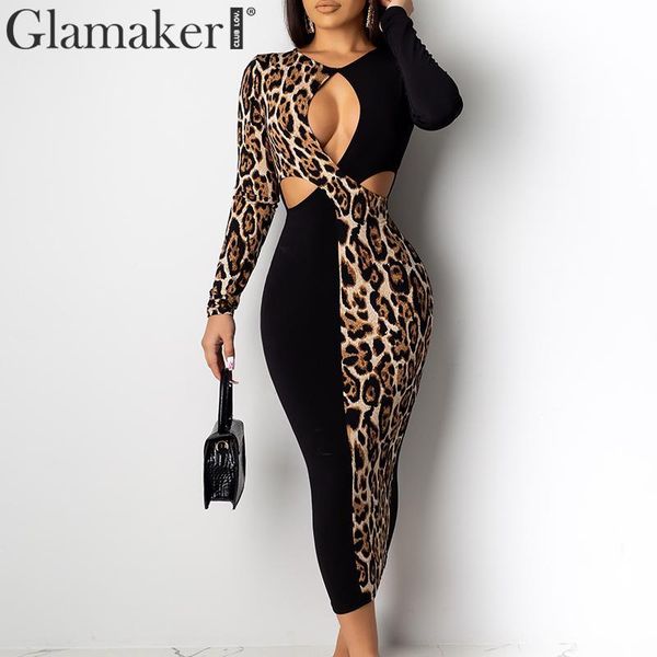 glamaker hollow out leopard print midi dress women o neck high waist spring dress summer elegant party club vintage dress 210414, Black;gray
glamaker hollow out leopard print midi dress women o neck high waist spring dress summer elegant party club vintage dress 210414, Black;gray