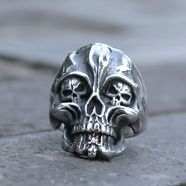 cluster rings gothic men's stainless steel skull ring punk hip hop rider ghost king fashion jewelry wholesale size 8-13, Golden;silver
cluster rings gothic men's stainless steel skull ring punk hip hop rider ghost king fashion jewelry wholesale size 8-13, Golden;silver