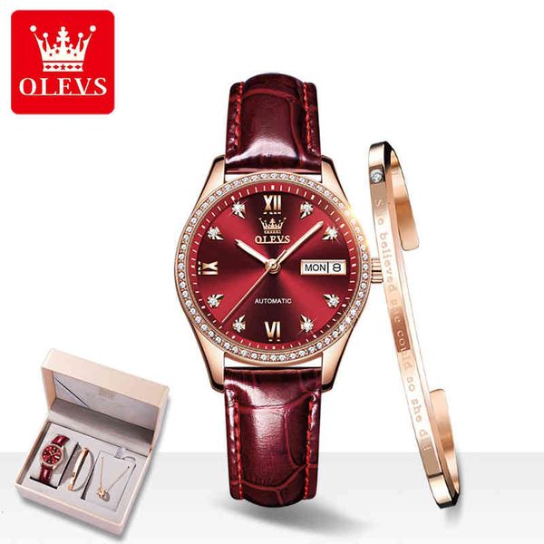 mechanical olevs automatic clock women luxury brand fashion lady business elegant waterproof set watches, Slivery;brown
mechanical olevs automatic clock women luxury brand fashion lady business elegant waterproof set watches, Slivery;brown
