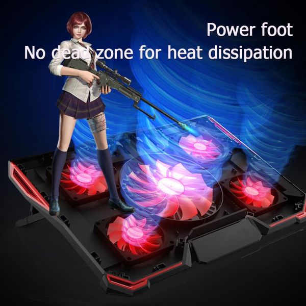 lapcooling pad with 5 fans usb powered cooler multi angle adjustable computer water system waterblock & coolings
lapcooling pad with 5 fans usb powered cooler multi angle adjustable computer water system waterblock & coolings