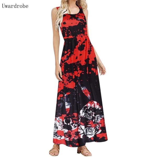 casual dresses vintage skull printed boho dress women long maxi evening party summer vestidos sleeveless patchwork fft, Black;gray
casual dresses vintage skull printed boho dress women long maxi evening party summer vestidos sleeveless patchwork fft, Black;gray