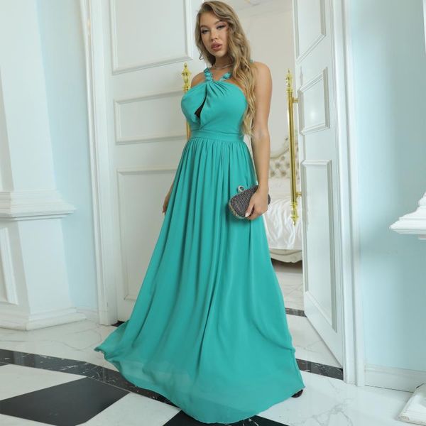 casual dresses years eve evening party sleeveless halterneck backless beach holiday chiffon robes de cocktail soire, Black;gray
casual dresses years eve evening party sleeveless halterneck backless beach holiday chiffon robes de cocktail soire, Black;gray