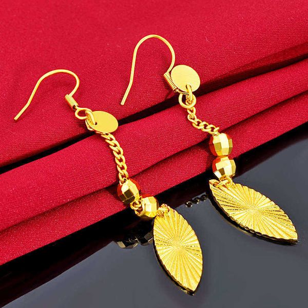 women's long leaves 24k gold plated charm earrings njge044 fashion wedding gift women yellow gold plate jewelry earring, Golden
women's long leaves 24k gold plated charm earrings njge044 fashion wedding gift women yellow gold plate jewelry earring, Golden