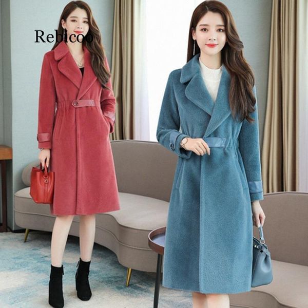 women's jackets coat mid-length style mink cashmere one-button slim fit thick woolen jacket autumn and, Black;brown
women's jackets coat mid-length style mink cashmere one-button slim fit thick woolen jacket autumn and, Black;brown