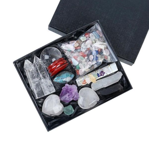 decorative objects & figurines natural crystal healing stone, magic wand, chakra, box stone reiki set collection, 1 craft gift y0h5
decorative objects & figurines natural crystal healing stone, magic wand, chakra, box stone reiki set collection, 1 craft gift y0h5