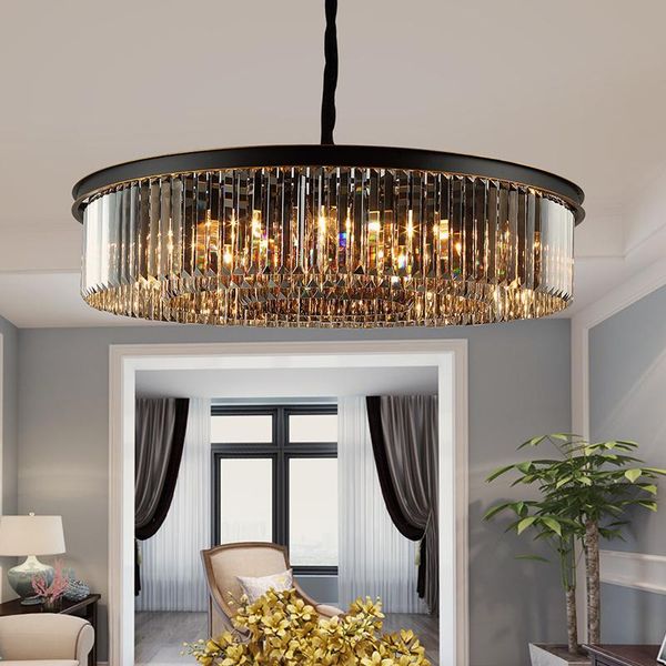 luxury modern crystal chandelier for living room dining lighting black/gold round simple decorative lamp chandeliers
luxury modern crystal chandelier for living room dining lighting black/gold round simple decorative lamp chandeliers