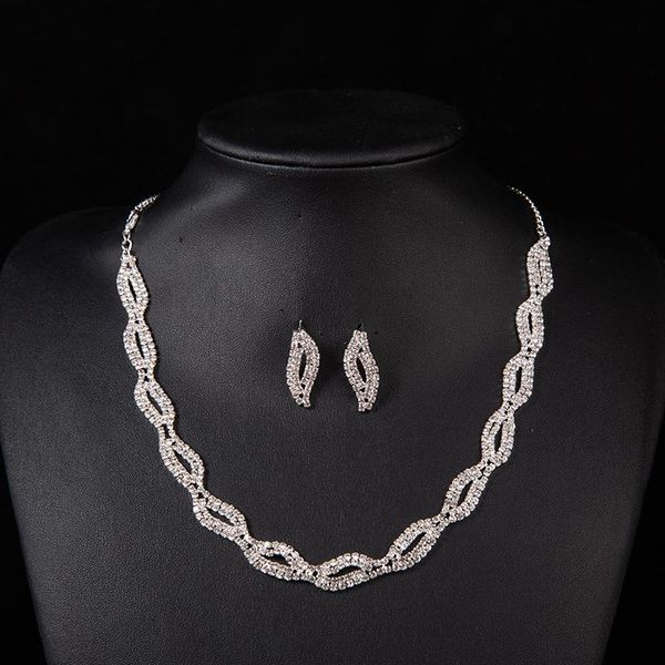 earrings & necklace leaf shape jewelry sparkling rhinestone crystal set charm wedding bridal for women bridesmaids, Silver
earrings & necklace leaf shape jewelry sparkling rhinestone crystal set charm wedding bridal for women bridesmaids, Silver