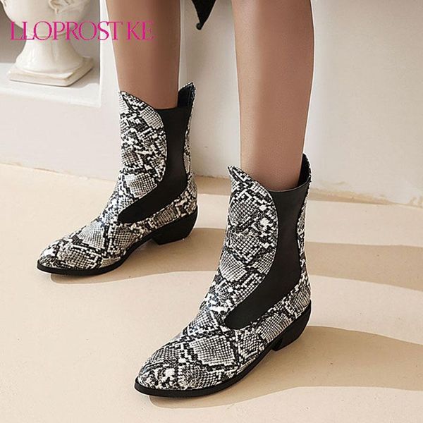 lloprost ke 2021 autumn women's ankle boots lady's round toe block heel bootie snake print casual cowboy western, Black
lloprost ke 2021 autumn women's ankle boots lady's round toe block heel bootie snake print casual cowboy western, Black