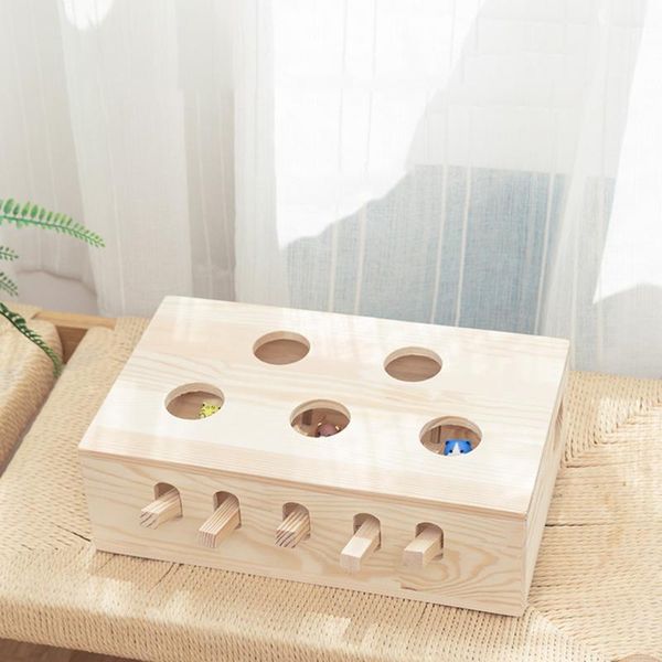 cat toys interactive hunt mouse 5 holes solid wood whack mole game funny kitten puzzle toy hamster machinery pet accessories
cat toys interactive hunt mouse 5 holes solid wood whack mole game funny kitten puzzle toy hamster machinery pet accessories