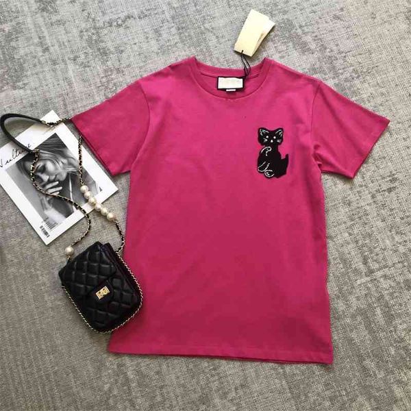 summer new trendy brand ladies t-shirt pure cotton short-sleeved fabric comfortable and fashionable all-matchu, White
summer new trendy brand ladies t-shirt pure cotton short-sleeved fabric comfortable and fashionable all-matchu, White