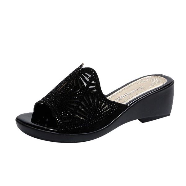 slippers skid proof home floor 2021 summer sandals shoes wedge non-slip open-toe thick bottom mesh #0424, Black
slippers skid proof home floor 2021 summer sandals shoes wedge non-slip open-toe thick bottom mesh #0424, Black