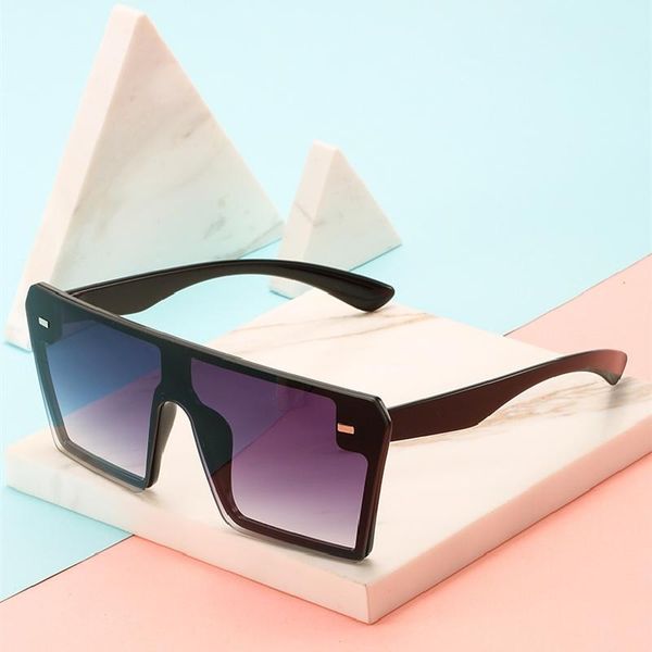 sunglasses emosnia flat square women fashion oversized gradient glasses for men, White;black
sunglasses emosnia flat square women fashion oversized gradient glasses for men, White;black