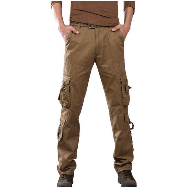 men's pants klv men fashion style casual outdoors solid color work trousers side multi-pocket long, Black
men's pants klv men fashion style casual outdoors solid color work trousers side multi-pocket long, Black