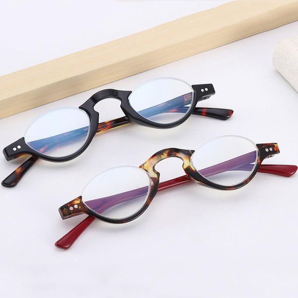 sunglasses anti-blue lens half frame reading glasses high-end vintage presbyopia óculos de leitura +1.0 +1.5 to +4.0, White;black
sunglasses anti-blue lens half frame reading glasses high-end vintage presbyopia óculos de leitura +1.0 +1.5 to +4.0, White;black