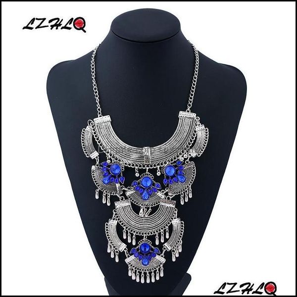 necklaces & pendants vintage maxi rhinestone necklace fashion women mtilayer tassel chunky jewelry geometric metal plated chain chains drop, Silver
necklaces & pendants vintage maxi rhinestone necklace fashion women mtilayer tassel chunky jewelry geometric metal plated chain chains drop, Silver