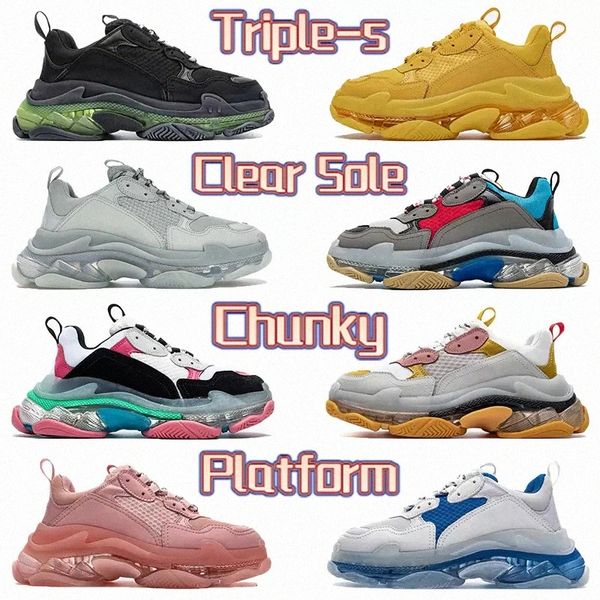 with box men women designer casual runner running shoes triples s sneakers sneaker 17 fw paris triple luxury mens womens platform sports sho, Black
with box men women designer casual runner running shoes triples s sneakers sneaker 17 fw paris triple luxury mens womens platform sports sho, Black