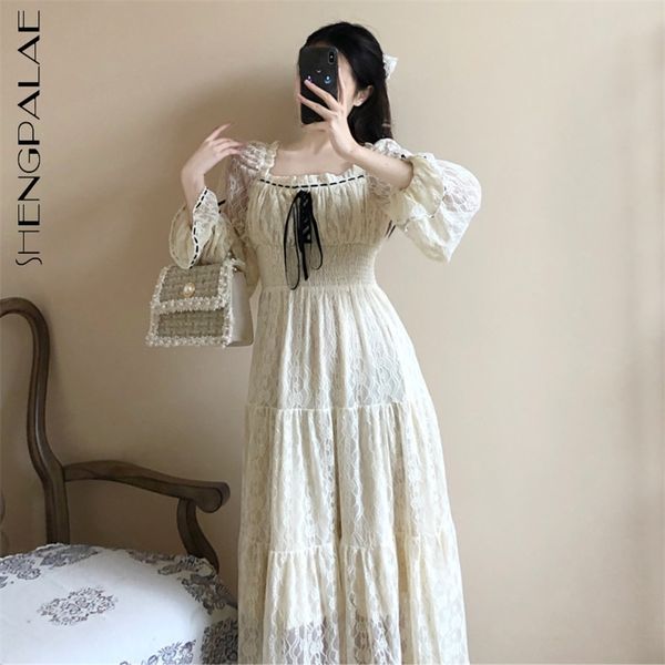 temperament fairy dress women's spring square collar lace up waist long flare sleeve mid-dalf dresses 210427, White
temperament fairy dress women's spring square collar lace up waist long flare sleeve mid-dalf dresses 210427, White