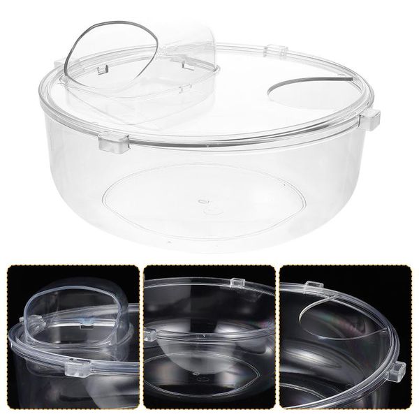 small animal supplies 1pc transparent pet bathroom toilet hamster raising supply