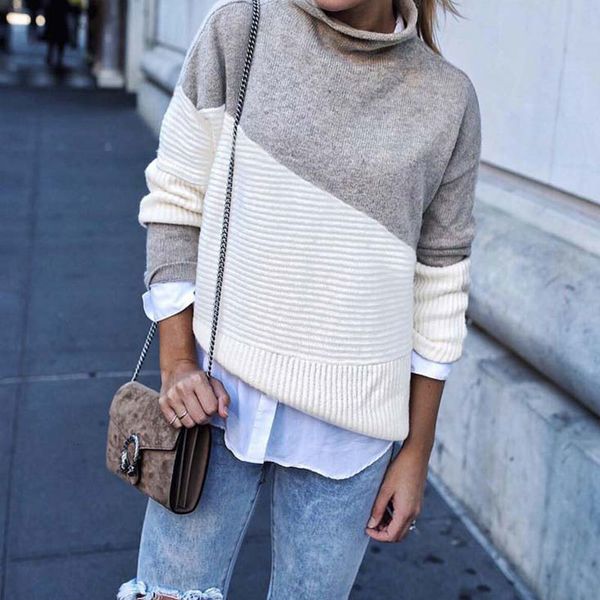 2019 autumn high neck sweater women long sleeve sweaters ladies female women turtleneck sweater pullover knitted sweater ladies, White;black
2019 autumn high neck sweater women long sleeve sweaters ladies female women turtleneck sweater pullover knitted sweater ladies, White;black