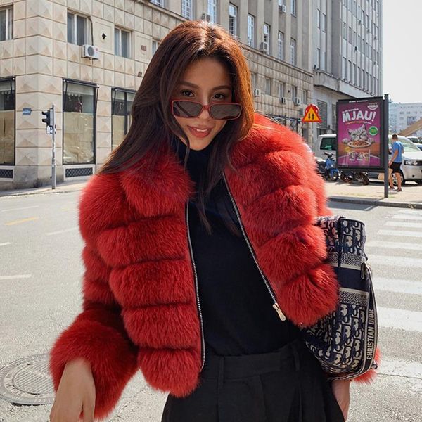 women's fur & faux elegent thicken natural coat female winter warm women short clothing custom big size and color, Black
women's fur & faux elegent thicken natural coat female winter warm women short clothing custom big size and color, Black