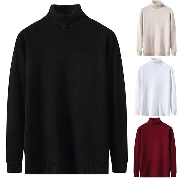 men's sweaters 2021 winter turtleneck knitted pullovers men solid color casual male sweater long sleeve, White;black
men's sweaters 2021 winter turtleneck knitted pullovers men solid color casual male sweater long sleeve, White;black