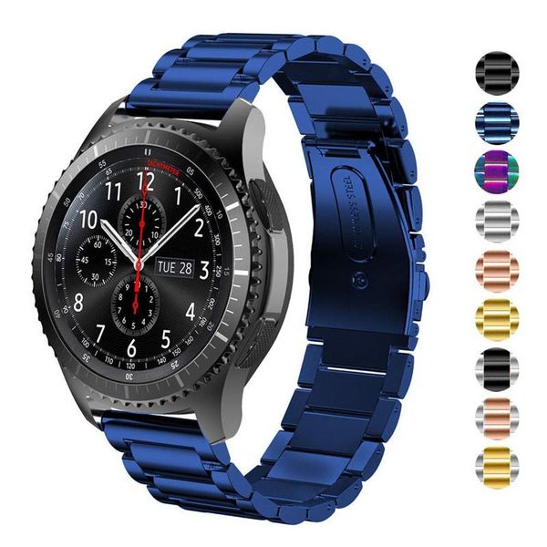 watch bands for samsung gear s3 band 22mm solid stainless steel metal business strap frontier/classic/galaxy 46mm, Black;brown
watch bands for samsung gear s3 band 22mm solid stainless steel metal business strap frontier/classic/galaxy 46mm, Black;brown