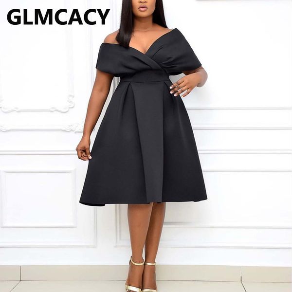 2021women solid elegant evening party dress formal classy party gowns dress, Black;gray
2021women solid elegant evening party dress formal classy party gowns dress, Black;gray