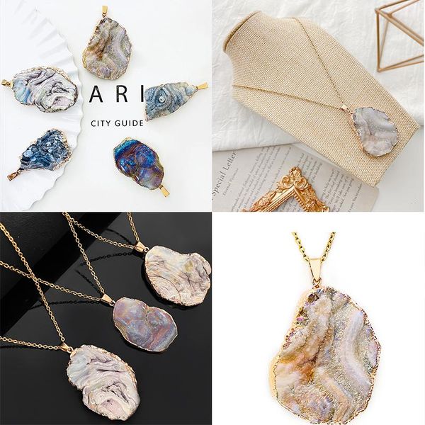 chains fine flash mixcolor natural stone pendant necklaces 1pce blue series random color irregular gemstone necklace women jewelry gift, Silver
chains fine flash mixcolor natural stone pendant necklaces 1pce blue series random color irregular gemstone necklace women jewelry gift, Silver