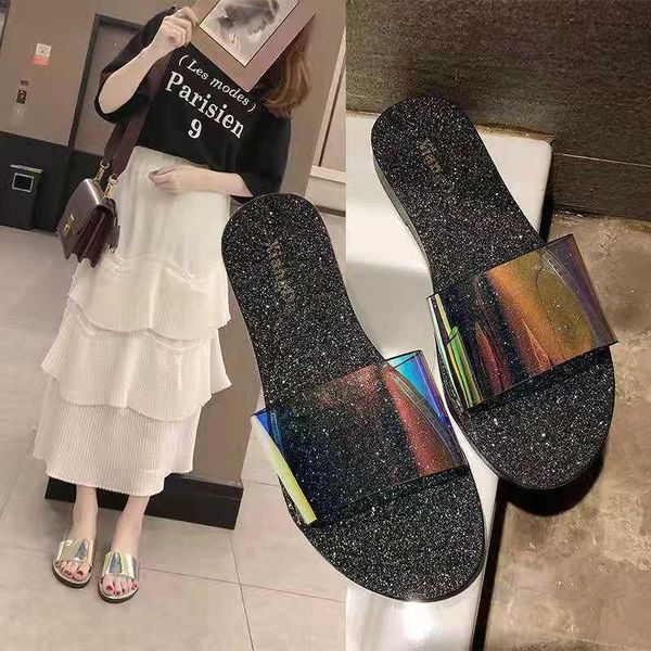 slippers women's 2021 summer fashion flat bottomed beach shoes, Black
slippers women's 2021 summer fashion flat bottomed beach shoes, Black
