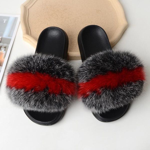 furry flat sandals 2021 women's real fur slippers raccoon slipper slides ladies cute plush, Black
furry flat sandals 2021 women's real fur slippers raccoon slipper slides ladies cute plush, Black