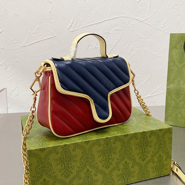 21ss two-tone messenger bag women mini handbag vintage chain bags girls shoulder crossbody pounch size 20*15cm
21ss two-tone messenger bag women mini handbag vintage chain bags girls shoulder crossbody pounch size 20*15cm