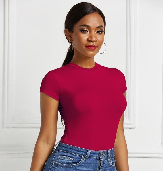 european and american irregular summer women's shirts fashion slim solid color bottoming shirt, White
european and american irregular summer women's shirts fashion slim solid color bottoming shirt, White