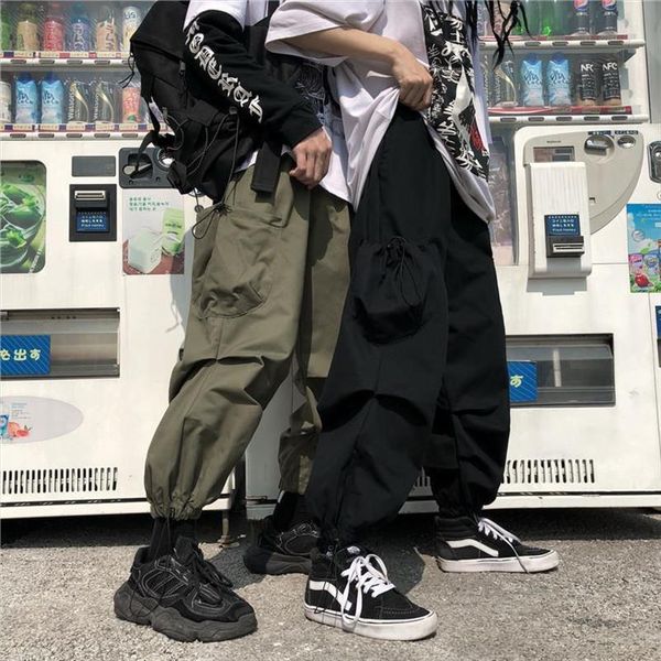 sweatpants big pockest high waist women capris loose korean ins fashion brand harajuku moda feminina, Black;white
sweatpants big pockest high waist women capris loose korean ins fashion brand harajuku moda feminina, Black;white