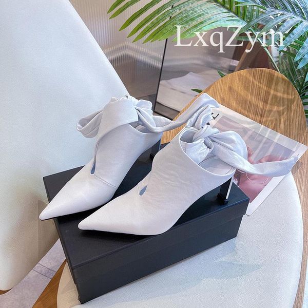 slippers stylish pointed toe women's shoes high heels summer sandals pumps lacing slip on genuine leather dress elegant, Black
slippers stylish pointed toe women's shoes high heels summer sandals pumps lacing slip on genuine leather dress elegant, Black