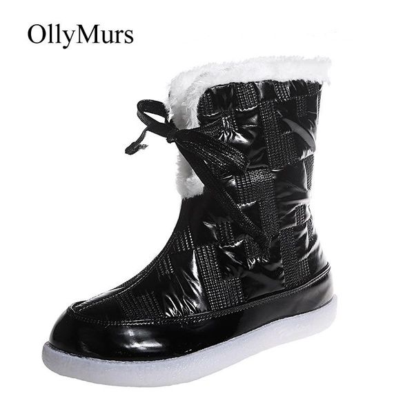 boots 2021 fashion warm shoes wome snow winter lady ankle footware with fur british style female botas mujer silver, Black
boots 2021 fashion warm shoes wome snow winter lady ankle footware with fur british style female botas mujer silver, Black