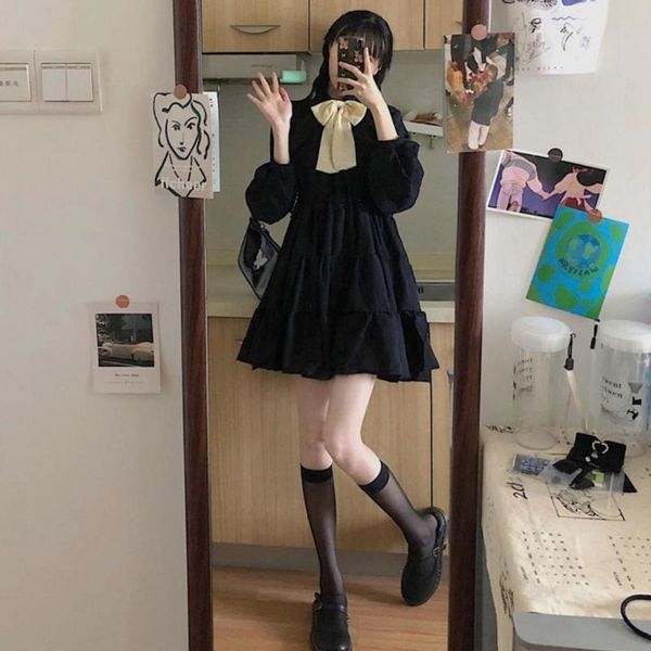casual dresses 2021 fashion women's clothing turn-down collar spring for women dress, Black;gray
casual dresses 2021 fashion women's clothing turn-down collar spring for women dress, Black;gray