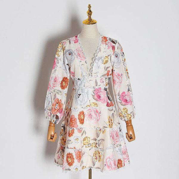 casual dresses msxu elegant fashion v neck floral flower print lace tunic party club a line skater women dress, Black;gray
casual dresses msxu elegant fashion v neck floral flower print lace tunic party club a line skater women dress, Black;gray