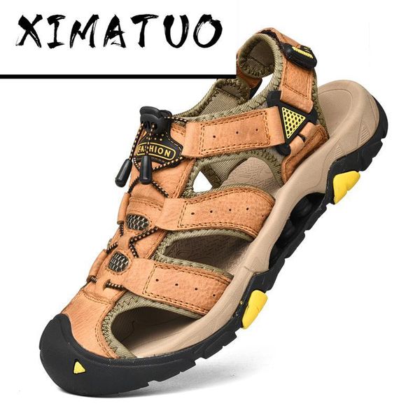 sandals men summer fashion casual shoes genuine leather beach outdoor non-slip sneakers sandalias, Black
sandals men summer fashion casual shoes genuine leather beach outdoor non-slip sneakers sandalias, Black