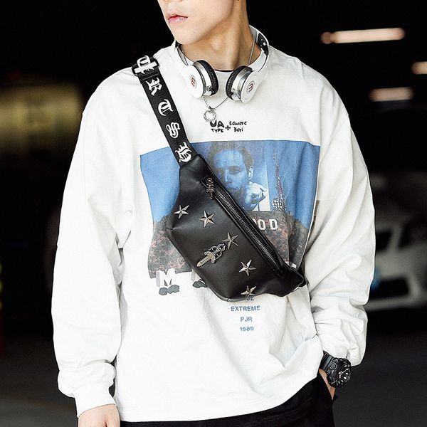 pockets 2021 fashion brand men's chest bag korean leather waist leisure sewing single shoulder
pockets 2021 fashion brand men's chest bag korean leather waist leisure sewing single shoulder