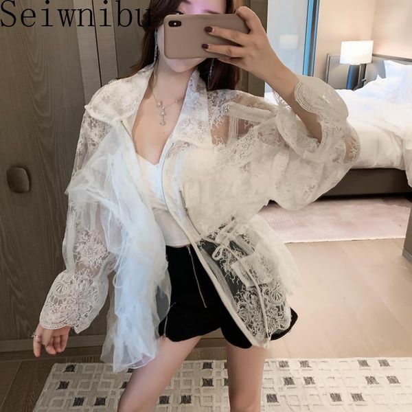 women's jackets runway designer long sunscreen cardigan loose zipper jacket coat lace mesh outwear overcoat femme, Black;brown
women's jackets runway designer long sunscreen cardigan loose zipper jacket coat lace mesh outwear overcoat femme, Black;brown