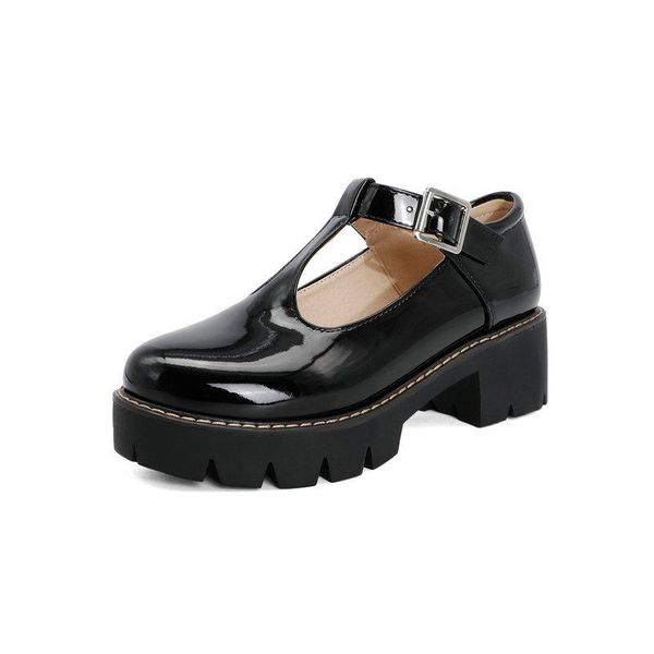 dress shoes deat 2021 spring and summer fashion casual round toe buckle strap solid color single women sh273, Black
dress shoes deat 2021 spring and summer fashion casual round toe buckle strap solid color single women sh273, Black