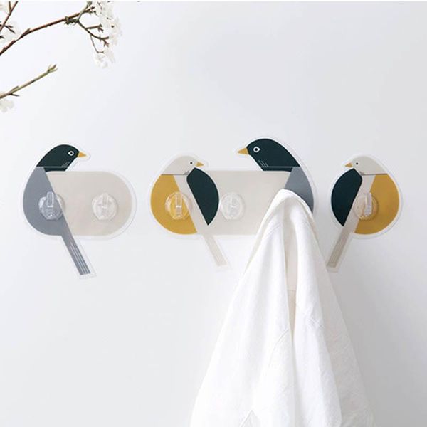 hooks & rails cute bird pattern self-adhesive multifunction door behind hook home decor pvc space-saving portable nail-wall hanger
hooks & rails cute bird pattern self-adhesive multifunction door behind hook home decor pvc space-saving portable nail-wall hanger
